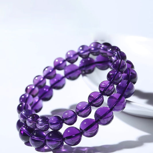 Nine Purple Fire Crystal Bracelet (20-year Good Fortune)