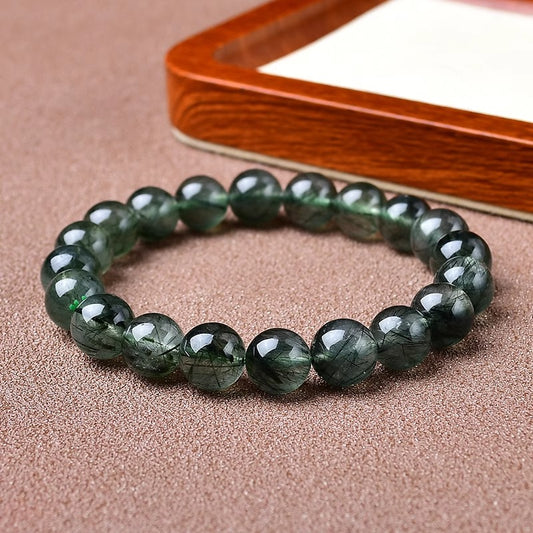 Natural Green Crystal Bracelet (Health and Longevity)