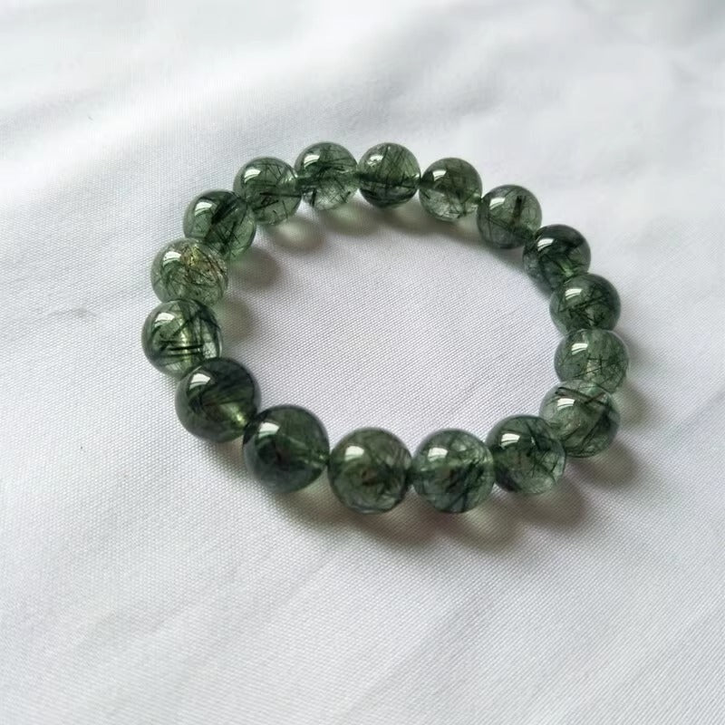 Natural Green Crystal Bracelet (Health and Longevity)
